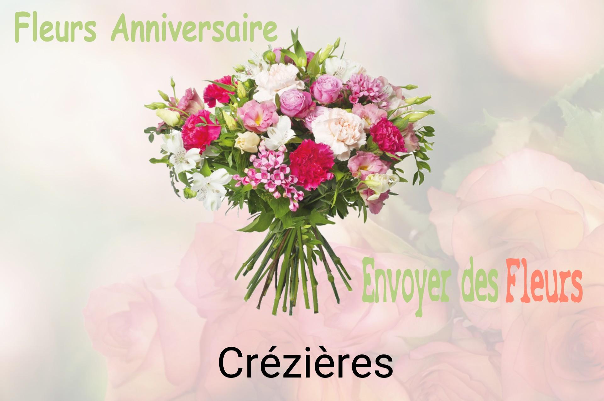 Bouquet de fleurs d’anniversaire livré à Crézières